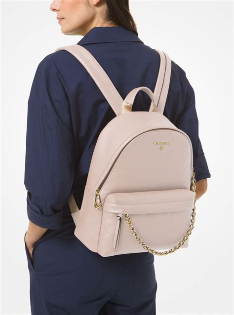 michael kors leather backpack dupe|Michael Kors slater backpack small.